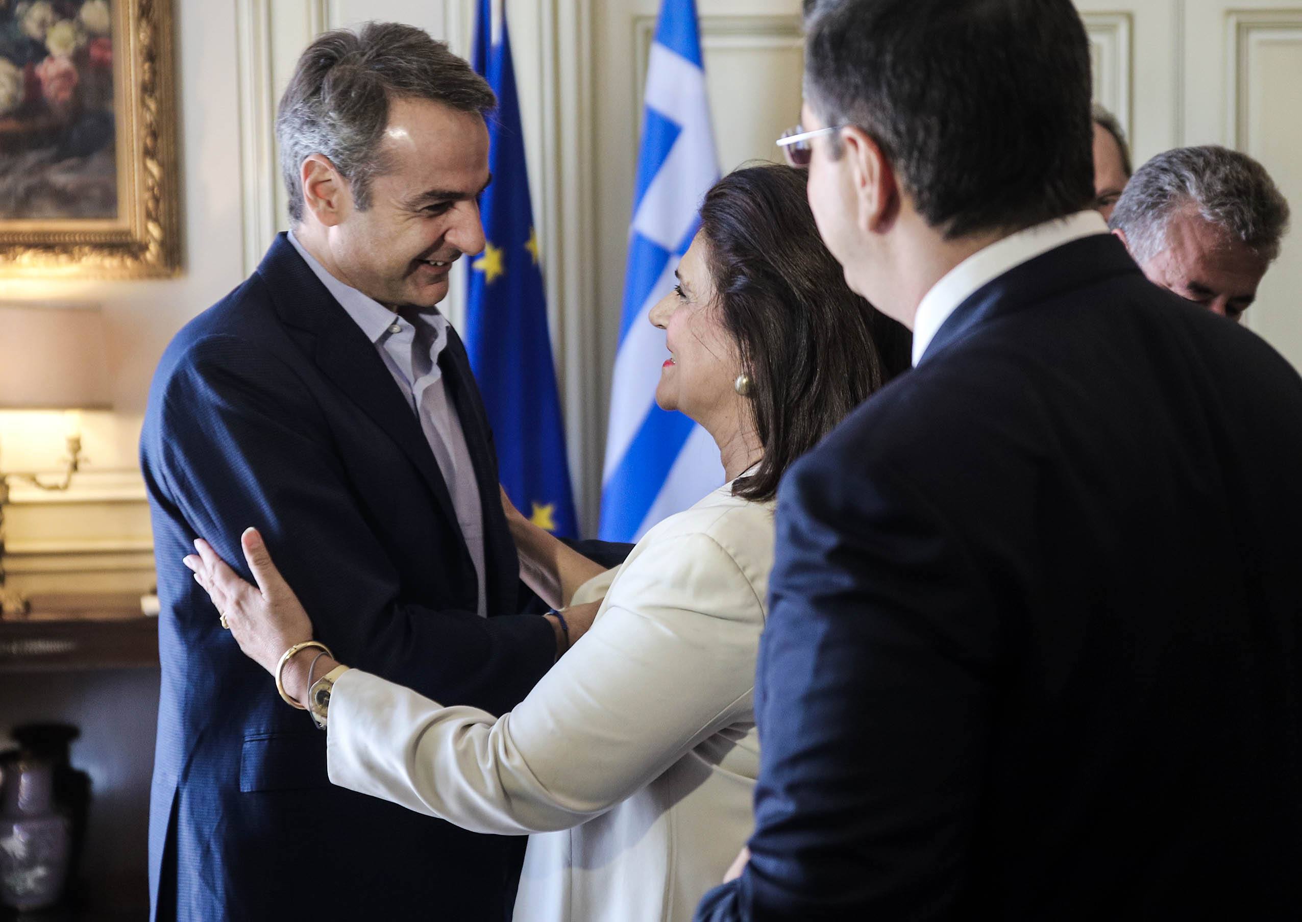 Συνάντηση του πρωθυπουργού Κυριάκου Μητσοτάκη με τους Περιφερειάρχες της Τετάρτη 4 Σεπτεμβρίου 2019.
(EUROKINISSI/ΓΙΩΡΓΟΣ ΚΟΝΤΑΡΙΝΗΣ)